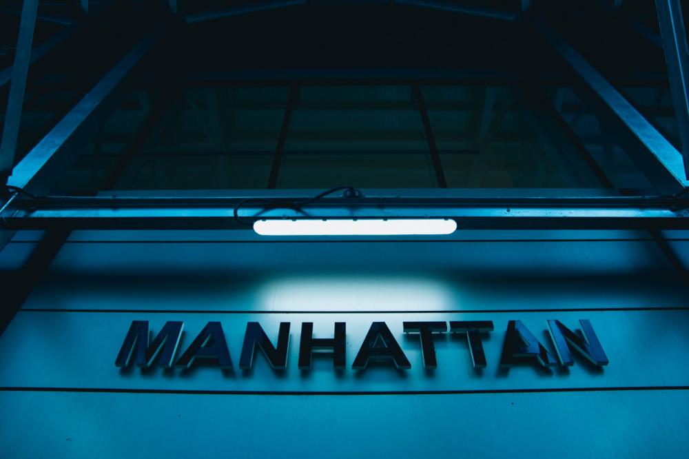 Manhatten Sign Photo Manhatten Sign Photo