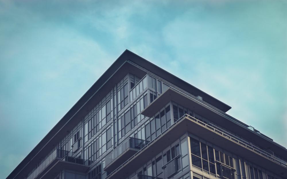Modern Condo Architecture Blue Sky Photo Modern Condo Architecture Blue Sky Photo