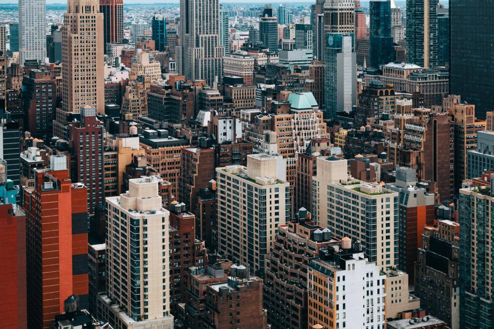 New York City Buildings And Water Towers Photo New York City Buildings And Water Towers Photo