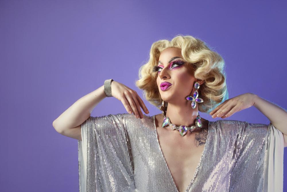 Pink Lipped Drag Queen Photo Pink Lipped Drag Queen Photo