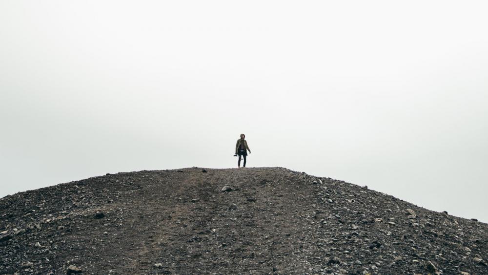 Standing On Gravel Hill Photo Standing On Gravel Hill Photo