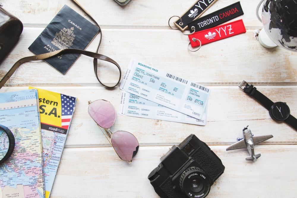 Travel Flatlay Photo Travel Flatlay Photo