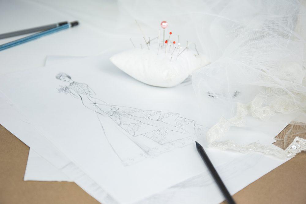 Wedding dress sketch Wedding dress sketch
