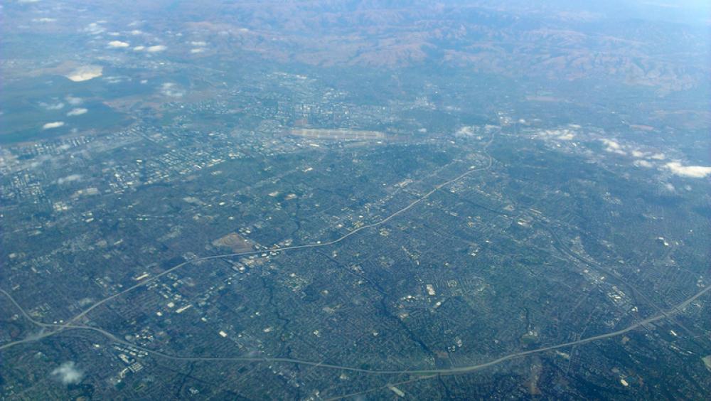 Aerial Photography view of San Jose, California free photo Aerial Photography view of San Jose, California free photo