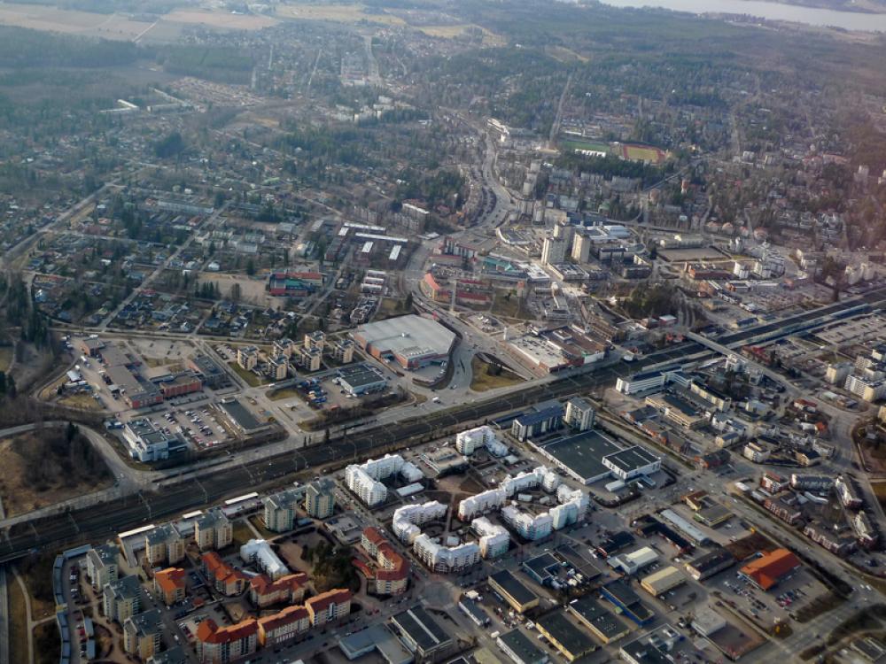 Aerial view of Kerava, Finland free photo Aerial view of Kerava, Finland free photo
