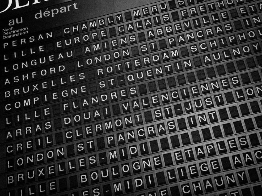 Arrival and Departure on airport information board free photo Arrival and Departure on airport information board free photo