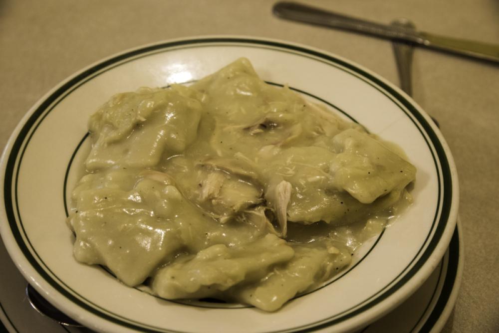 Bowl of Chicken and Dumplings free photo Bowl of Chicken and Dumplings free photo