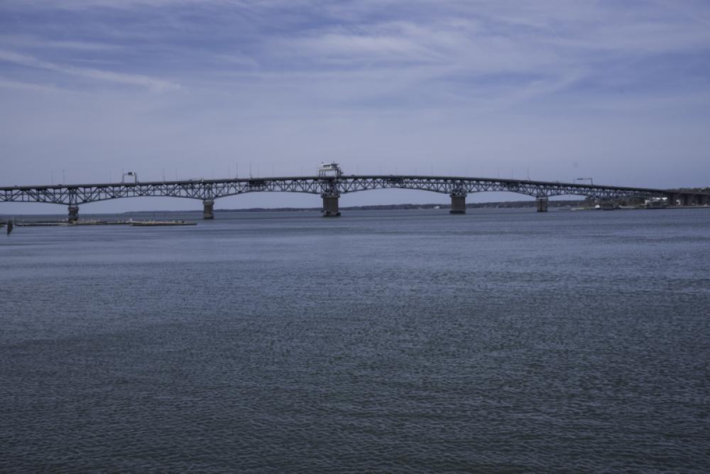 Bridge across the York River in Yorktown, Virginia free photo Bridge across the York River in Yorktown, Virginia free photo