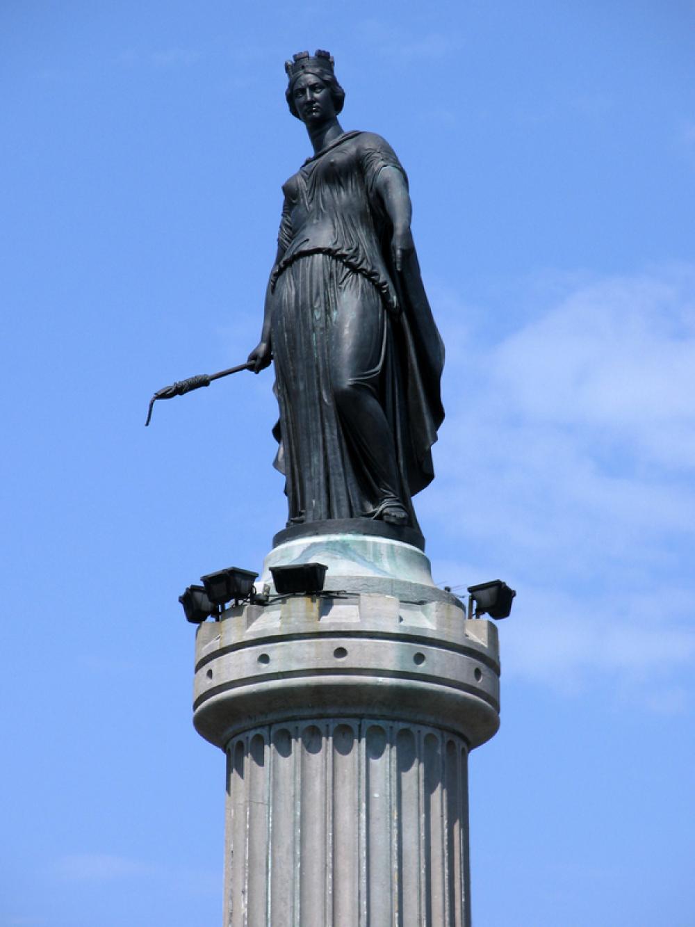 Column of the Goddess in Lille, France free photo Column of the Goddess in Lille, France free photo