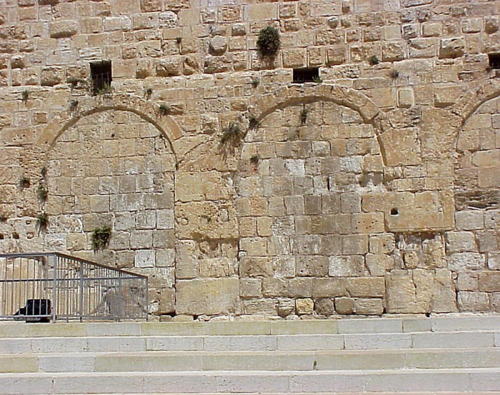 Eastern Huldah Gate of the Temple Mount in Jerusalem, Israel free photo Eastern Huldah Gate of the Temple Mount in Jerusalem, Israel free photo