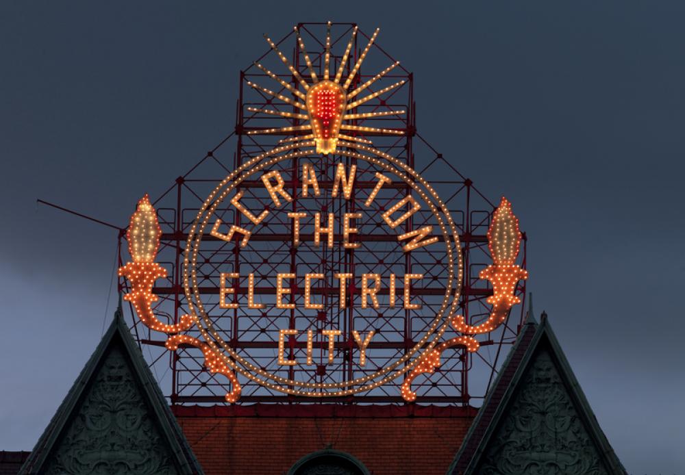 Electric City sign in Scranton, Pennsylvania free photo Electric City sign in Scranton, Pennsylvania free photo