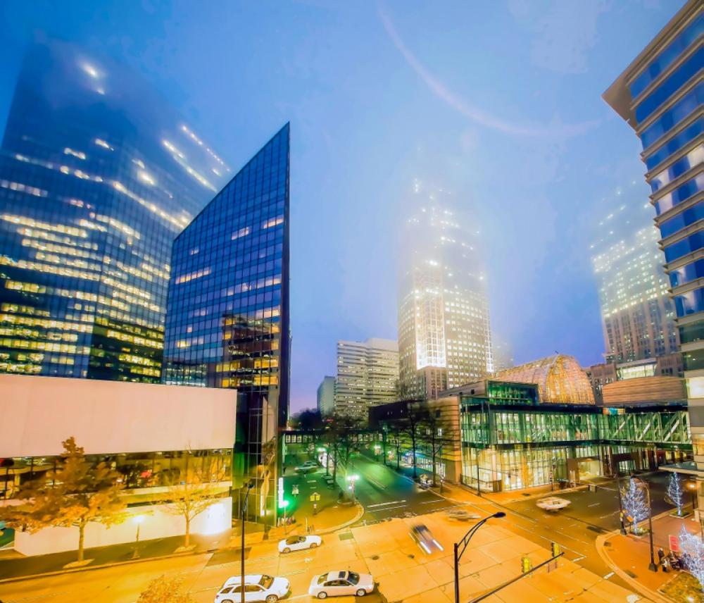Financial District in Charlotte, North Carolina free photo Financial District in Charlotte, North Carolina free photo