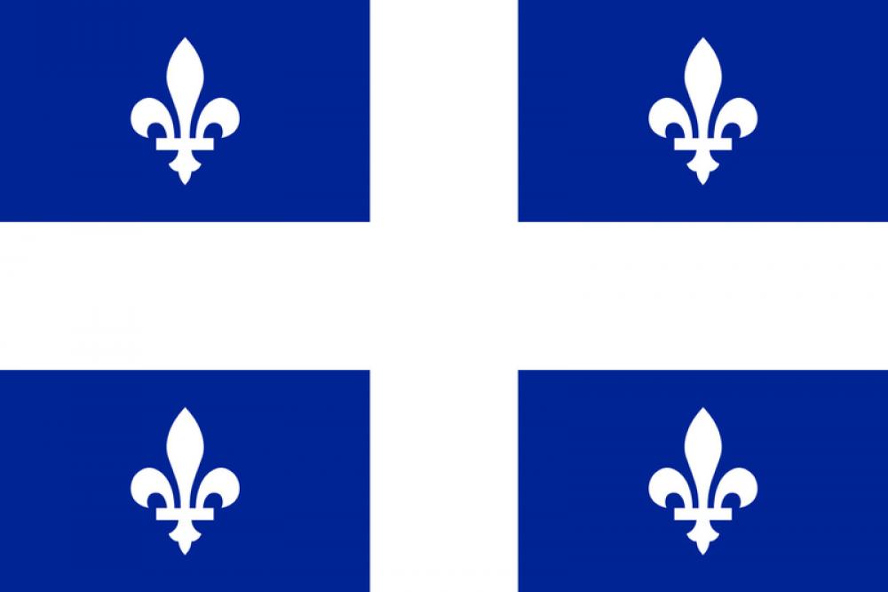 Flag of Quebec free photo Flag of Quebec free photo