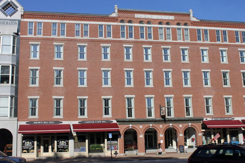 Former Eagle Hotel in Concord, New Hampshire free photo Former Eagle Hotel in Concord, New Hampshire free photo