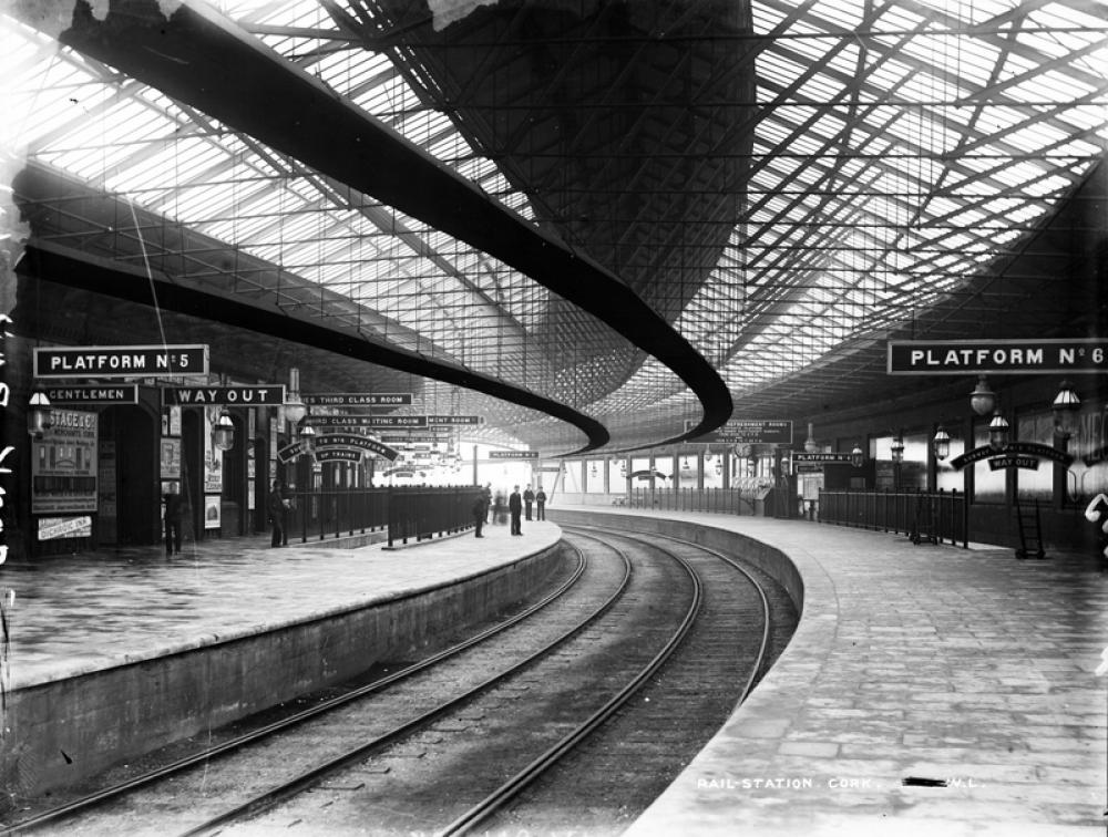 Glanmire Road Station in the 1890s in Cork, Ireland free photo Glanmire Road Station in the 1890s in Cork, Ireland free photo