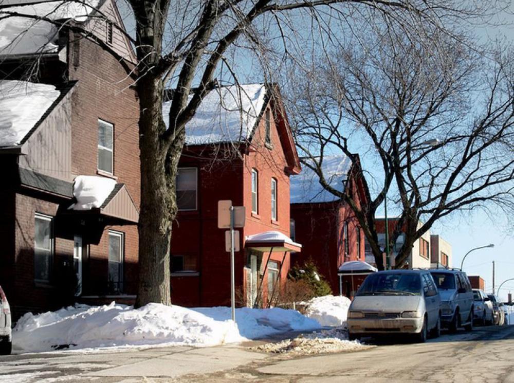 Gordon Street houses in Sherbrooke in Quebec free photo Gordon Street houses in Sherbrooke in Quebec free photo
