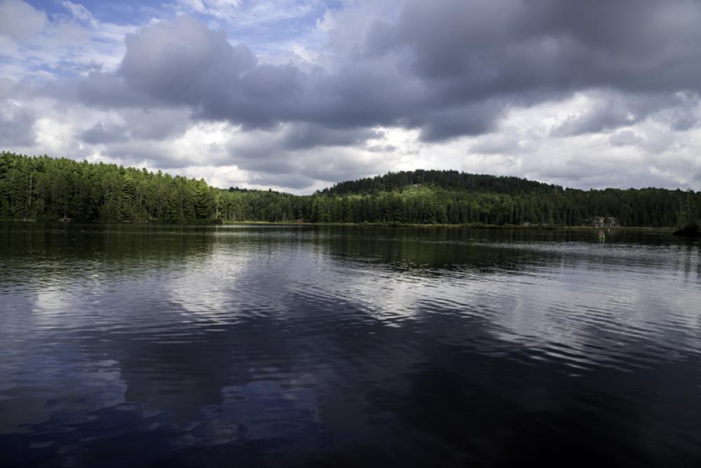 Great Skies and landscape with water reflections at Algonquin Provincial Park, Ontario free photo Great Skies and landscape with water reflections at Algonquin Provincial Park, Ontario free photo