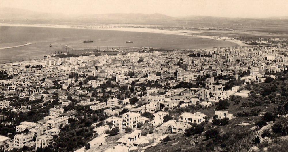 Haifa in 1930 Cityscape in Israel free photo Haifa in 1930 Cityscape in Israel free photo