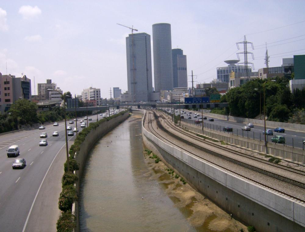 Highway into Tel-Aviv, Israel free photo Highway into Tel-Aviv, Israel free photo