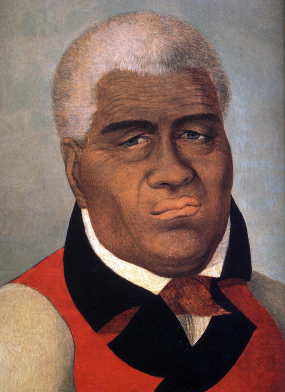 King Kamehameha of Hawaii Portrait free photo King Kamehameha of Hawaii Portrait free photo