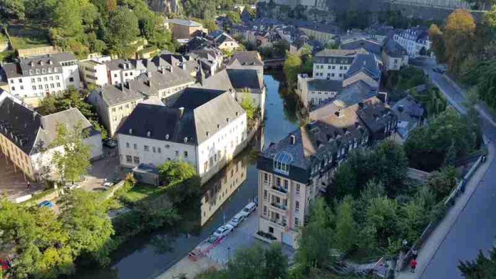 Luxembourg city view with houses and buildings free photo Luxembourg city view with houses and buildings free photo