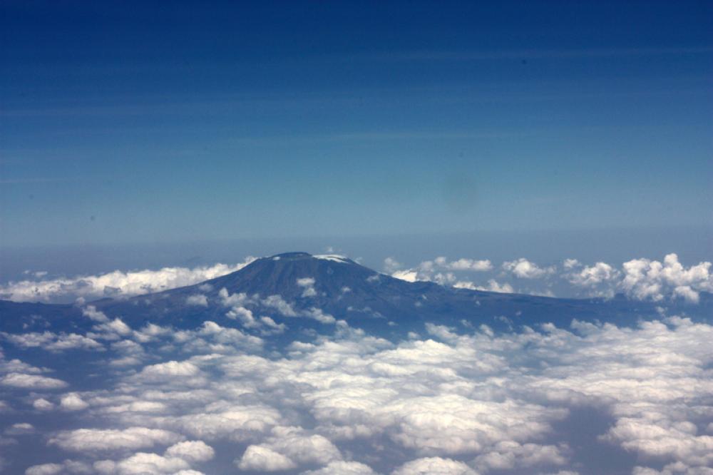 Mount Kilimanjaro above the clouds from Kenya free photo Mount Kilimanjaro above the clouds from Kenya free photo
