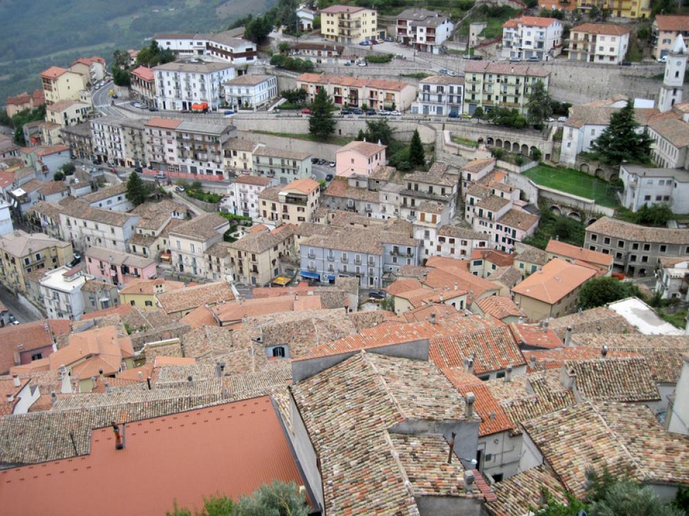 Rooftops and town in Italy free photo Rooftops and town in Italy free photo
