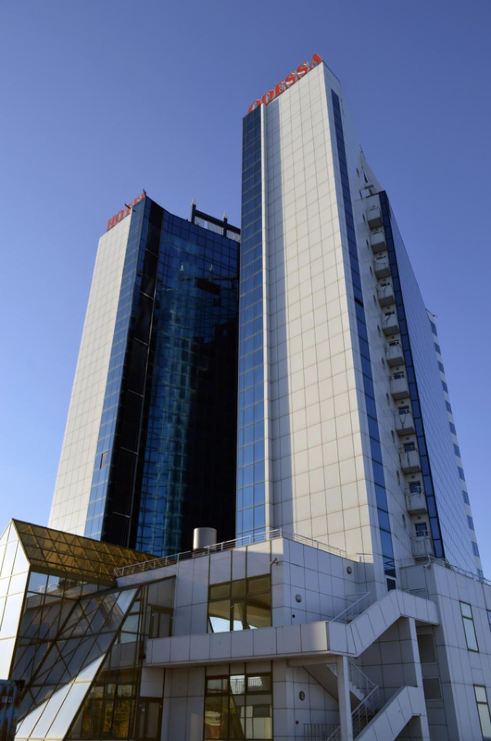 Sea Port Tower and skyscraper in Odessa, Ukraine free photo Sea Port Tower and skyscraper in Odessa, Ukraine free photo