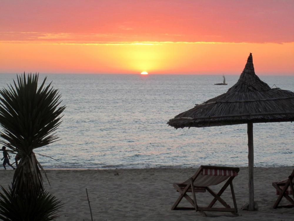 Seaside Sunset over the Indian Ocean in Madagascar free photo Seaside Sunset over the Indian Ocean in Madagascar free photo