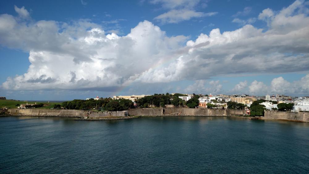 Shoreline of old San Juan, Puerto Rico free photo Shoreline of old San Juan, Puerto Rico free photo