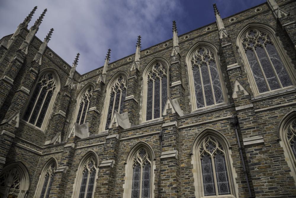 Sides of the Duke Chapel in Durham, North Carolina free photo Sides of the Duke Chapel in Durham, North Carolina free photo