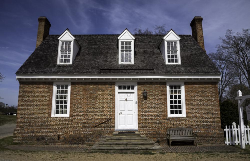 Simple Colonial House in Yorktown, Virginia free photo Simple Colonial House in Yorktown, Virginia free photo