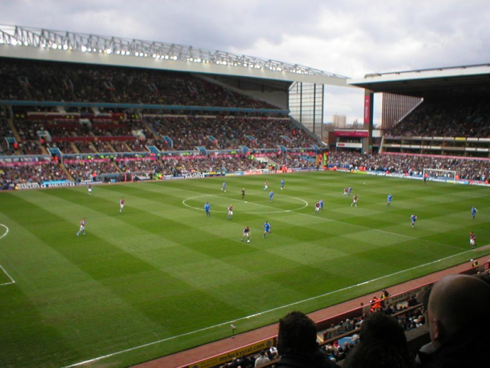 Soccer Game in Villa Park in Birmingham free photo Soccer Game in Villa Park in Birmingham free photo
