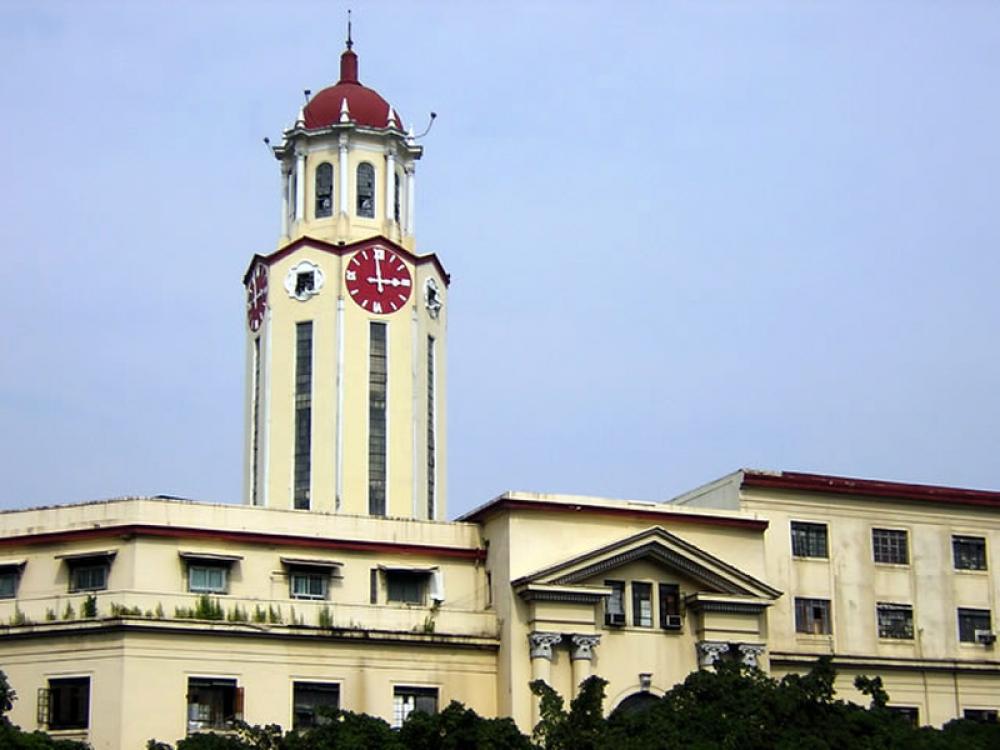 The clock tower of the Manila City Hall in Philippines free photo The clock tower of the Manila City Hall in Philippines free photo