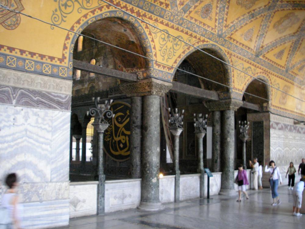The Loge of the Empress in the Hagia Sophia in Istanbul, Turkey free photo The Loge of the Empress in the Hagia Sophia in Istanbul, Turkey free photo
