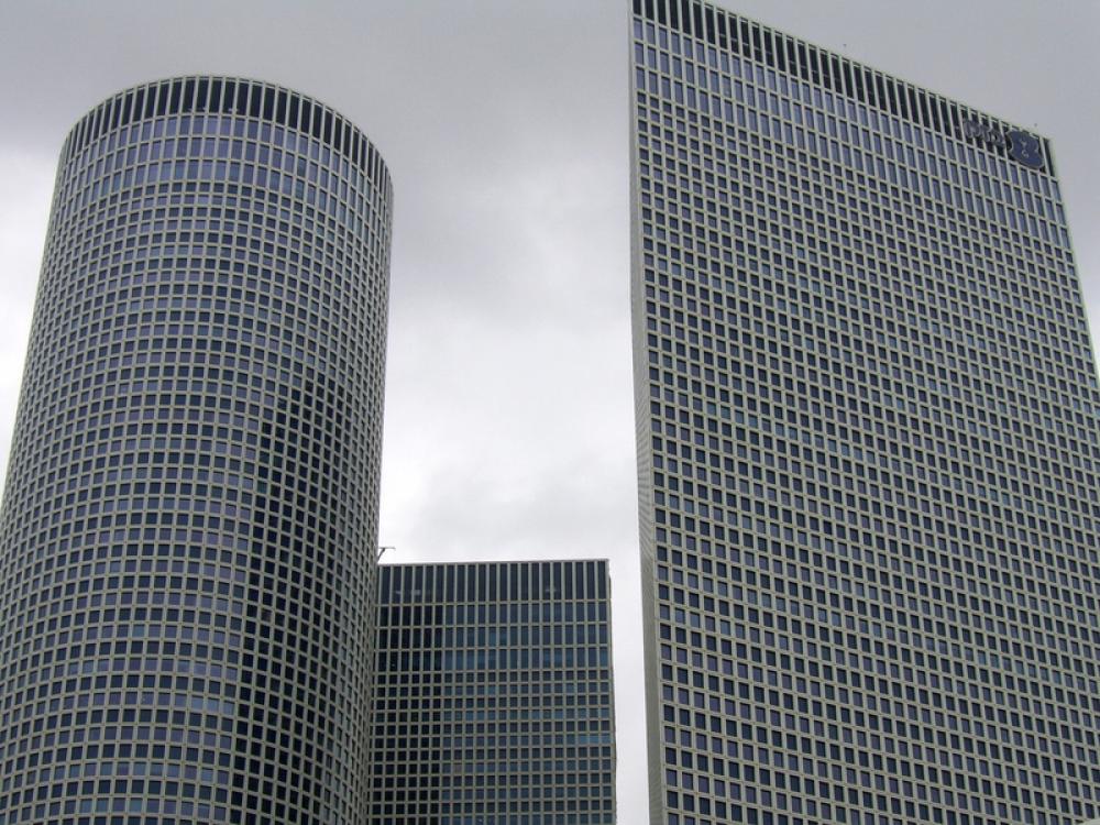 Three Skyscrapers in Tel Aviv, Israel free photo Three Skyscrapers in Tel Aviv, Israel free photo