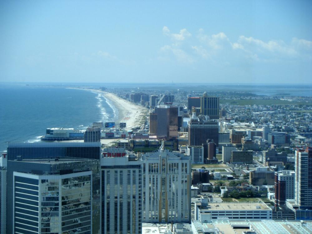 Urban Shoreline in Atlantic City, New Jersey free photo Urban Shoreline in Atlantic City, New Jersey free photo