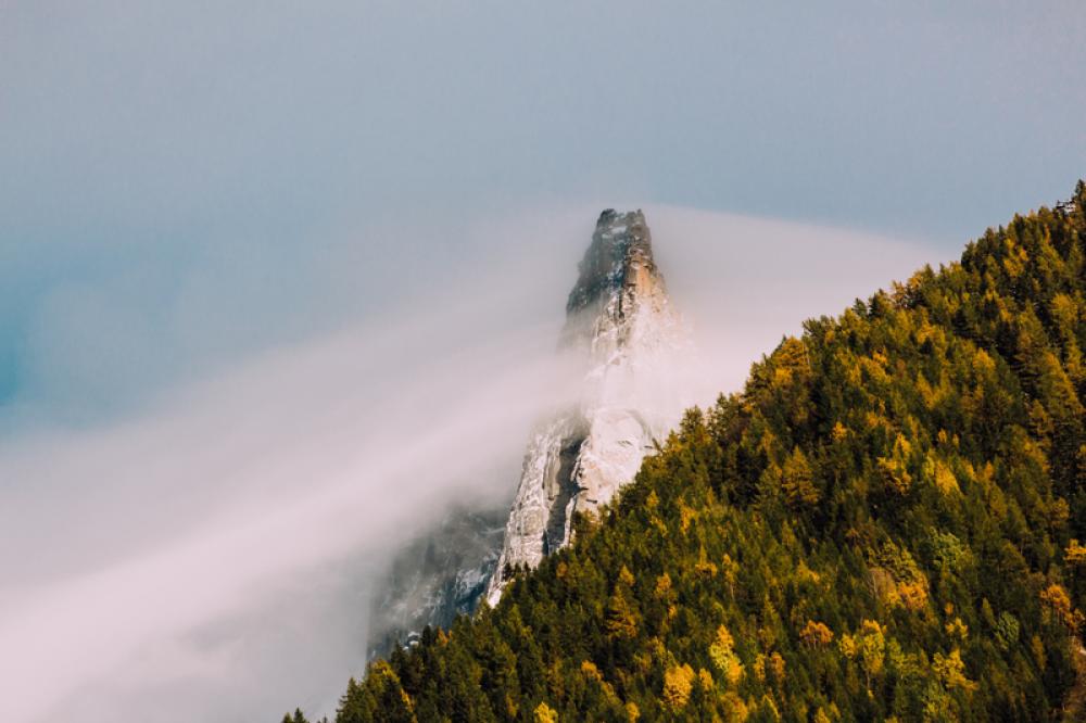 View near Mont Blanc of the French Alps free photo View near Mont Blanc of the French Alps free photo