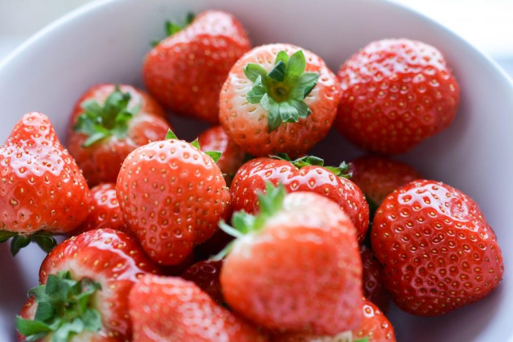Strawberries close up Strawberries close up