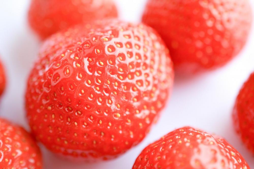 Strawberry in detail Strawberry in detail