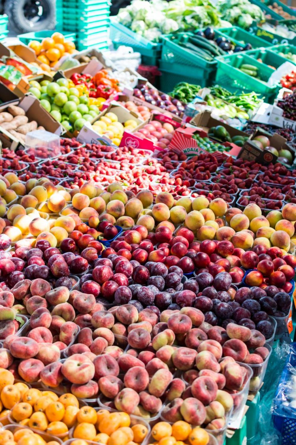 Local summer fruit market Local summer fruit market