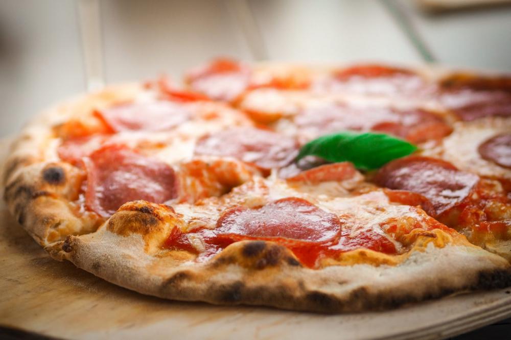Pizza with ham Pizza with ham