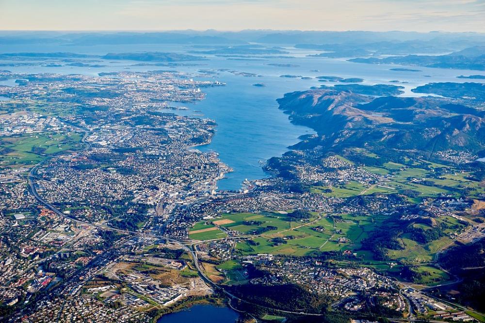 Aerial View Landscape High Scene Panorama City Aerial View Landscape High Scene Panorama City