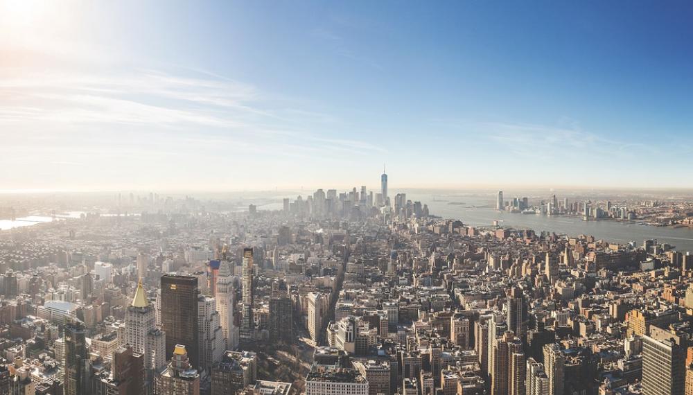 Aerial View New York City Nyc Usa Metropole Aerial View New York City Nyc Usa Metropole