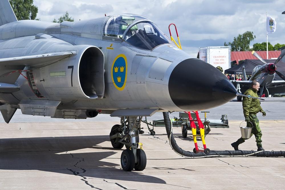 Air Force Viggen Ajs 37 Saab Jet Sweden Air Force Viggen Ajs 37 Saab Jet Sweden
