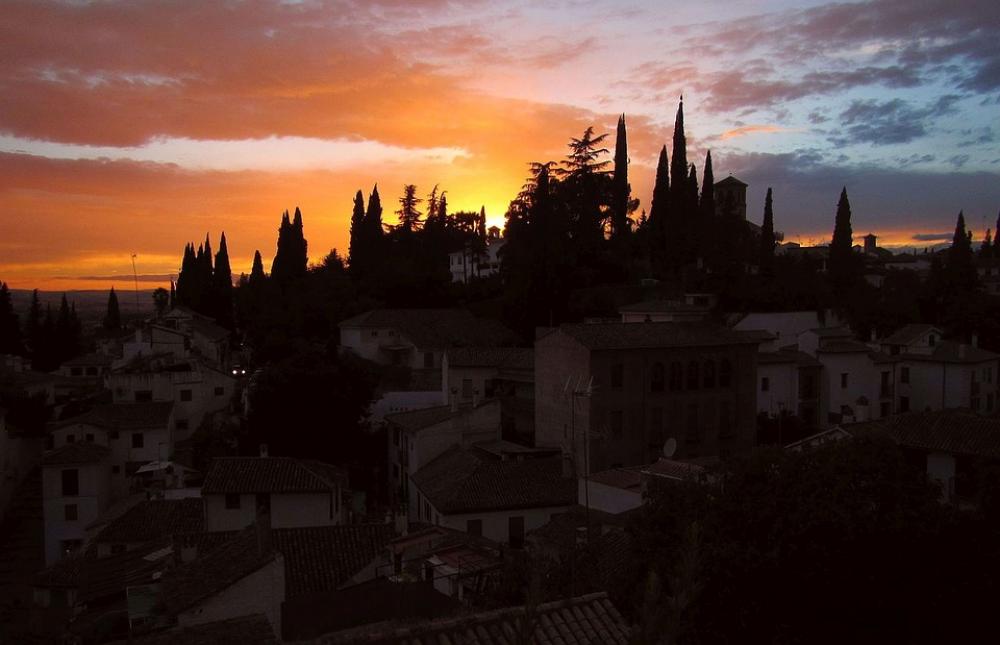 Albaicín Granada Spain Sunset Andalucia Albaicín Granada Spain Sunset Andalucia