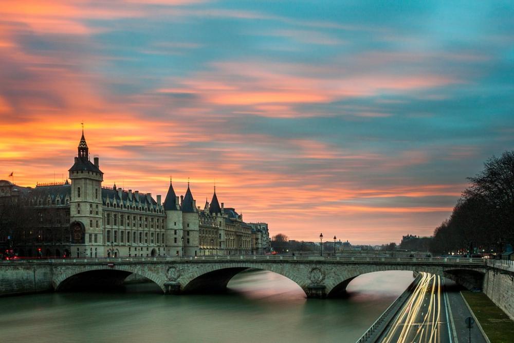 Architecture Bridge Building Castle City Dusk Architecture Bridge Building Castle City Dusk