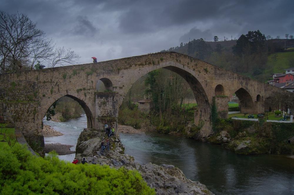 Asturias Bridge Climate History Construction River Asturias Bridge Climate History Construction River