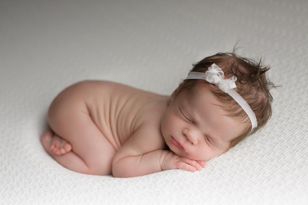 Baby Child Cute Baby Girl Sleeping Curled Up Baby Child Cute Baby Girl Sleeping Curled Up