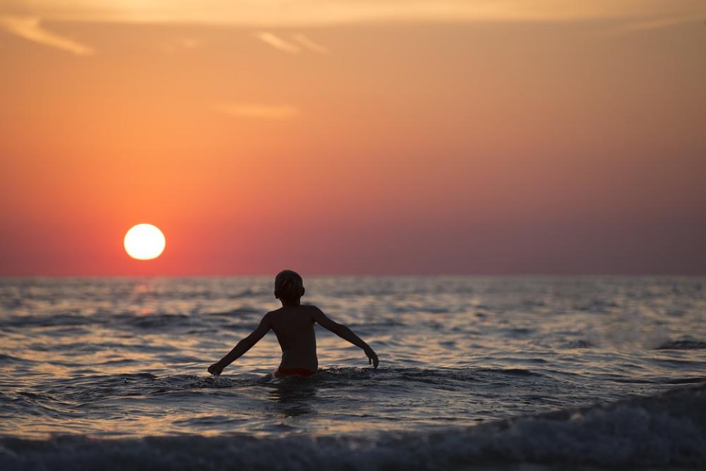 Beach Boy Child Dawn Dusk Horizon Kid Leisure Beach Boy Child Dawn Dusk Horizon Kid Leisure